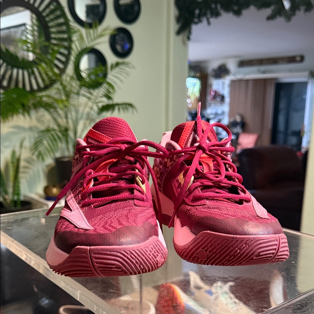 Nike Giannis Immortality 3 Alphabet Bros Red Peach Pink  Mens 8.5